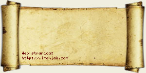 Angelina Pjanić vizit kartica